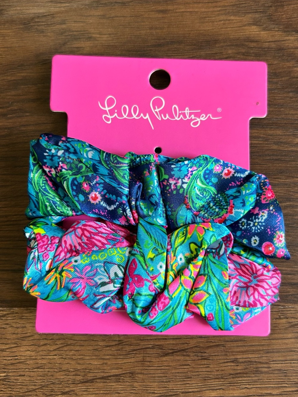 Lilly Pulitzer Satin Scrunchie Set of Two